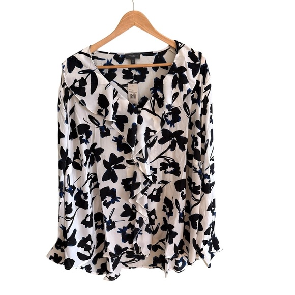 The Limited Women's Polyester Floral Tops for Women Size 2X Business Casual - Picture 3 of 14